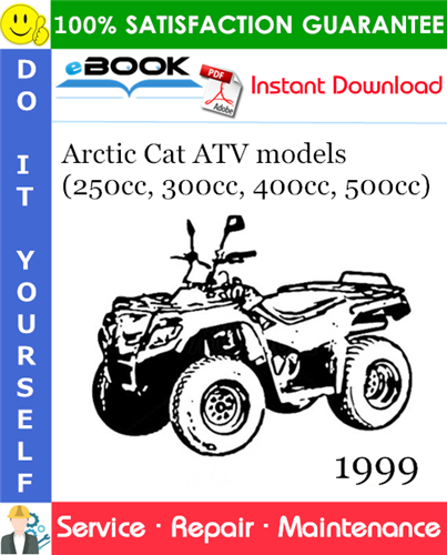 Thumbnail ☆☆ Best ☆☆ 1999 Arctic Cat ATV models (250cc, 300cc, 400cc, 500cc) Service Repair Manual