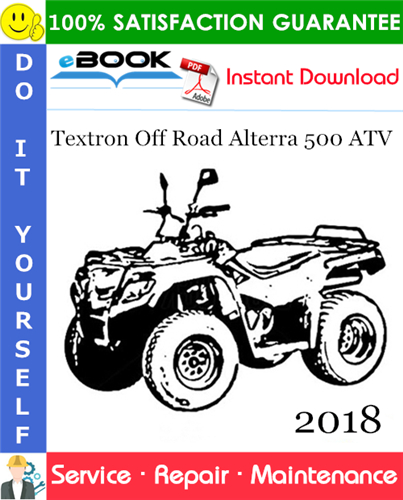 Thumbnail ☆☆ Best ☆☆ 2018 Textron Off Road Alterra 500 ATV Service Repair Manual