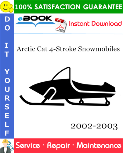 Thumbnail ☆☆ Best ☆☆ Arctic Cat 4-Stroke Snowmobiles Service Repair Manual 2002-2003 Download