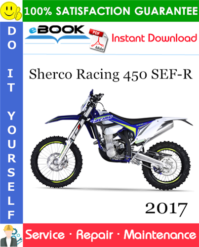Thumbnail ☆☆ Best ☆☆ 2017 Sherco Racing 450 SEF-R Motorcycle Service Repair Manual