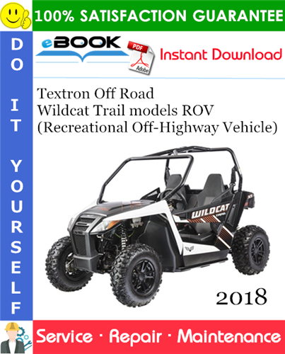 Thumbnail ☆☆ Best ☆☆ 2018 Textron Off Road Wildcat Trail models ROV (Recreational Off-Highway Vehicle) Service Repair Manual