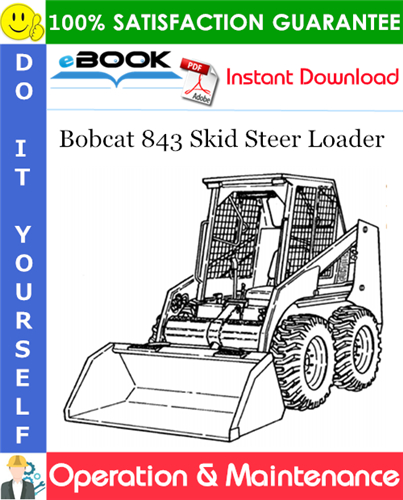 Thumbnail ☆☆ Best ☆☆ Bobcat 843 Skid Steer Loader Operators Manual (S/N 15000 & Above)