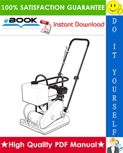 Thumbnail ☆☆ Best ☆☆ Bobcat VIBRATORY PLATE COMPACTOR BC70 Operation/Maintenance and Parts Manual