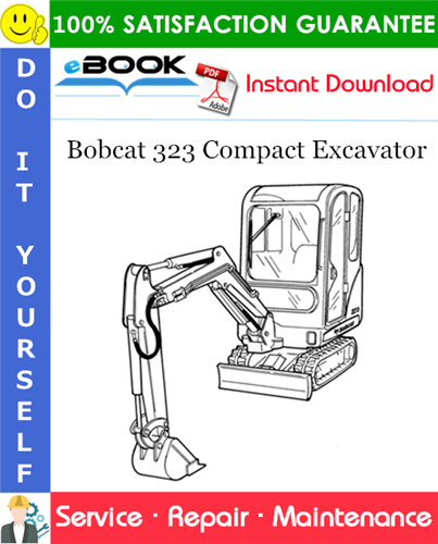 Thumbnail ☆☆ Best ☆☆ Bobcat 323 Compact Excavator Service Repair Manual (S/N A9JZ11001 & Above)