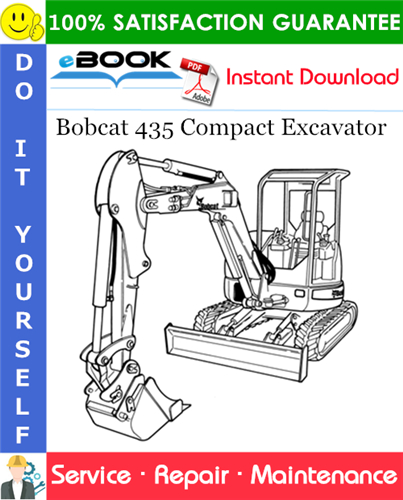 Thumbnail ☆☆ Best ☆☆ Bobcat 435 Compact Excavator Service Repair Manual (S/N AACB11001 & Above, S/N AACD11001 & Above, S/N AA8911001 & Above, S/N AA8A11001 & Above)