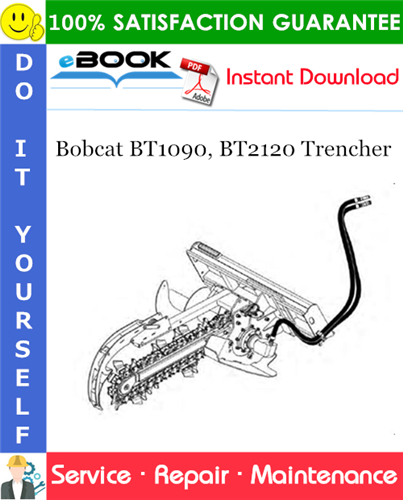 Thumbnail ☆☆ Best ☆☆ Bobcat BT1090, BT2120 Trencher Service Repair Manual