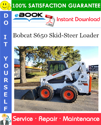 Thumbnail ☆☆ Best ☆☆ Bobcat S650 Skid-Steer Loader Service Repair Manual (S/N 1MLS11001 & Above)