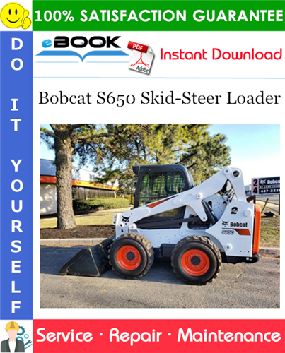 Thumbnail ☆☆ Best ☆☆ Bobcat S650 Skid-Steer Loader Service Repair Manual (S/N ALJ811001 & Above, S/N S1ML11001 & Above, S/N B2LA11001 & Above)