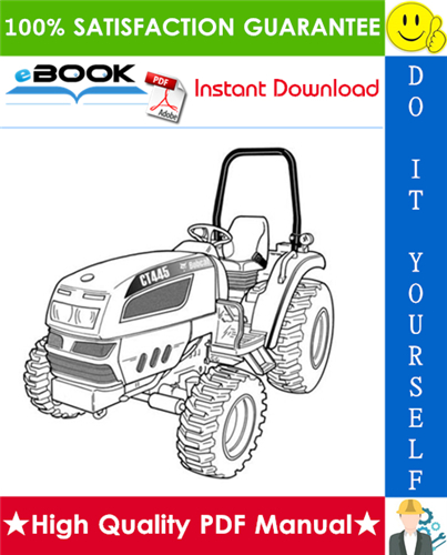 Thumbnail ☆☆ Best ☆☆ Bobcat CT445 Compact Tractor (HST) & (SST) Operation & Maintenance Manual
