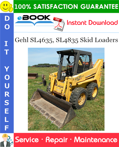 Thumbnail ☆☆ Best ☆☆ Gehl SL4635, SL4835 Skid Loaders Service Repair Manual