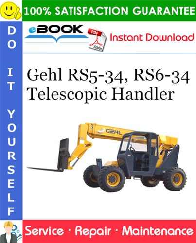 Thumbnail ☆☆ Best ☆☆ Gehl RS5-34, RS6-34 Telescopic Handler Service Repair Manual