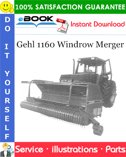 Thumbnail ☆☆ Best ☆☆ Gehl 1160 Windrow Merger Parts Manual
