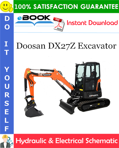 Thumbnail ☆☆ Best ☆☆ Doosan DX27Z Excavator Hydraulic & Electrical Schematic