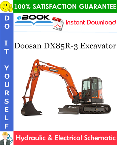Thumbnail ☆☆ Best ☆☆ Doosan DX85R-3 Excavator Hydraulic & Electrical Schematic Thumbnail ☆☆ Best ☆☆ Doosan DX85R-3 Excavator Hydraulic & Electrical Schematic