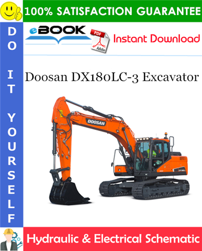 Thumbnail ☆☆ Best ☆☆ Doosan DX180LC-3 Excavator Hydraulic & Electrical Schematic