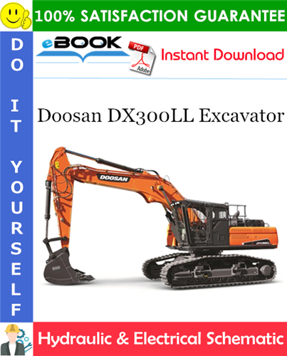 Thumbnail ☆☆ Best ☆☆ Doosan DX300LL Excavator Hydraulic & Electrical Schematic