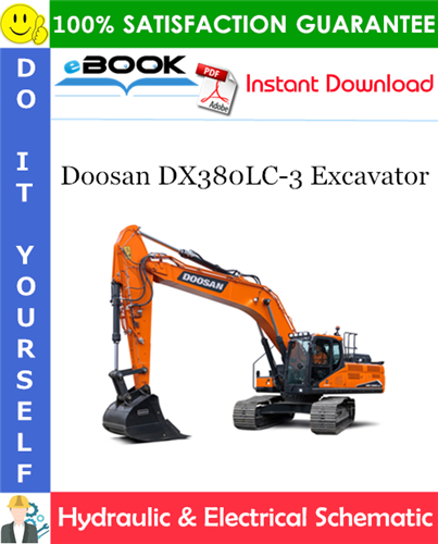 Thumbnail ☆☆ Best ☆☆ Doosan DX380LC-3 Excavator Hydraulic & Electrical Schematic