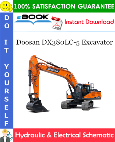 Thumbnail ☆☆ Best ☆☆ Doosan DX380LC-5 Excavator Hydraulic & Electrical Schematic