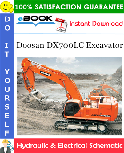 Thumbnail ☆☆ Best ☆☆ Doosan DX700LC Excavator Hydraulic & Electrical Schematic