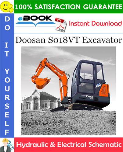Thumbnail ☆☆ Best ☆☆ Doosan S018VT Excavator Hydraulic & Electrical Schematic
