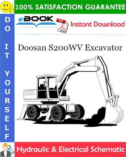 Thumbnail ☆☆ Best ☆☆ Doosan S200WV Excavator Hydraulic & Electrical Schematic