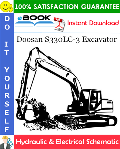 Thumbnail ☆☆ Best ☆☆ Doosan S330LC-3 Excavator Hydraulic & Electrical Schematic