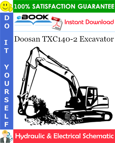 Thumbnail ☆☆ Best ☆☆ Doosan TXC140-2 Excavator Hydraulic & Electrical Schematic