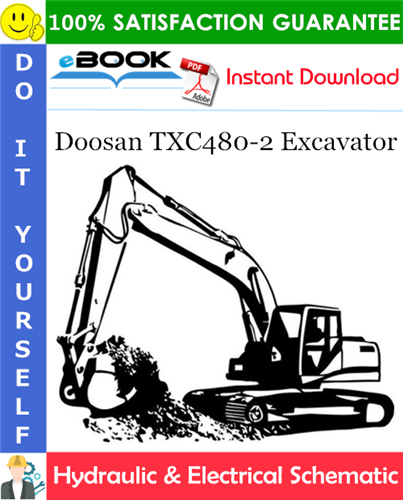 Thumbnail ☆☆ Best ☆☆ Doosan TXC480-2 Excavator Hydraulic & Electrical Schematic