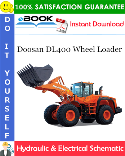 Thumbnail ☆☆ Best ☆☆ Doosan DL400 Wheel Loader Hydraulic & Electrical Schematic