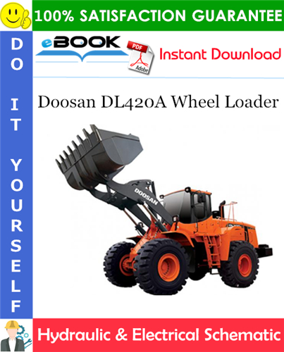 Thumbnail ☆☆ Best ☆☆ Doosan DL420A Wheel Loader Hydraulic & Electrical Schematic