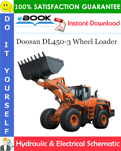 Thumbnail ☆☆ Best ☆☆ Doosan DL450-3 Wheel Loader Hydraulic & Electrical Schematic