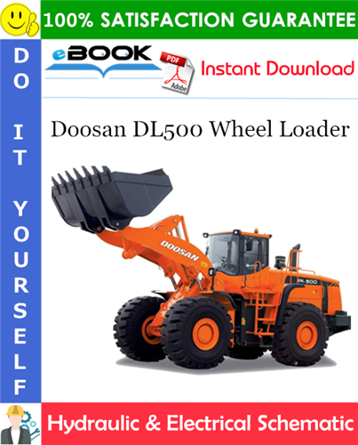 Thumbnail ☆☆ Best ☆☆ Doosan DL500 Wheel Loader Hydraulic & Electrical Schematic