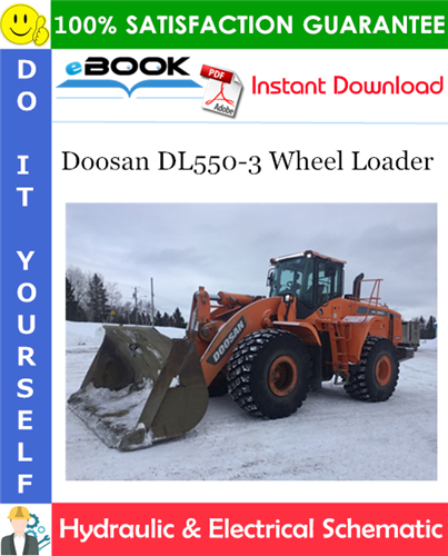 Thumbnail ☆☆ Best ☆☆ Doosan DL550-3 Wheel Loader Hydraulic & Electrical Schematic