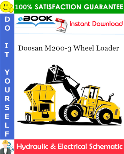 Thumbnail ☆☆ Best ☆☆ Doosan M200-3 Wheel Loader Hydraulic & Electrical Schematic