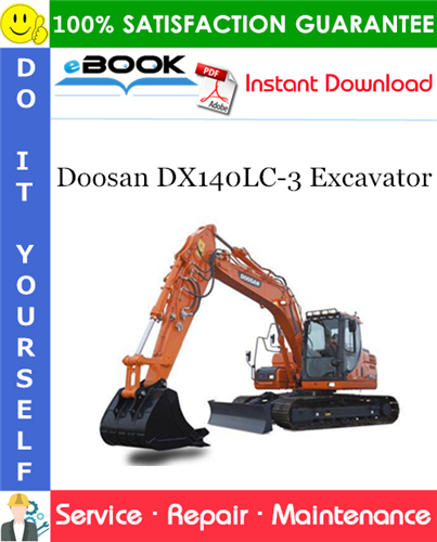 Thumbnail ☆☆ Best ☆☆ Doosan DX140LC-3 Excavator Service Repair Manual