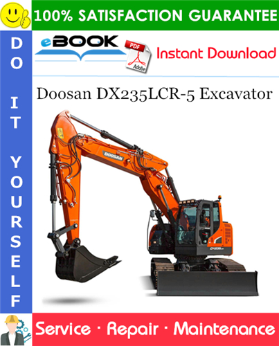 Thumbnail ☆☆ Best ☆☆ Doosan DX235LCR-5 Excavator Service Repair Manual (Serial Number: 1001 and Up)