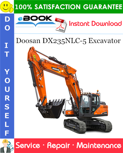 Thumbnail ☆☆ Best ☆☆ Doosan DX235NLC-5 Excavator Service Repair Manual (Serial Number: 1001 and Up)