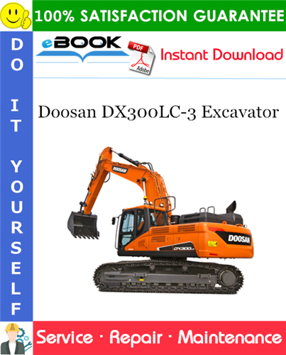 Thumbnail ☆☆ Best ☆☆ Doosan DX300LC-3 Excavator Service Repair Manual