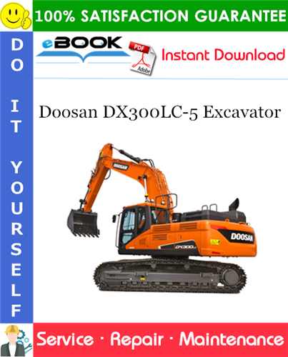Thumbnail ☆☆ Best ☆☆ Doosan DX300LC-5 Excavator Service Repair Manual
