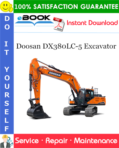 Thumbnail ☆☆ Best ☆☆ Doosan DX380LC-5 Excavator Service Repair Manual (Serial Number: 10001 and Up)