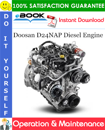 Thumbnail ☆☆ Best ☆☆ Doosan D24NAP Diesel Engine Operation & Maintenance Manual