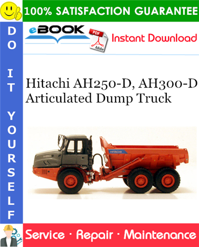 Thumbnail ☆☆ Best ☆☆ Hitachi AH250-D, AH300-D Articulated Dump Truck Service Repair Manual