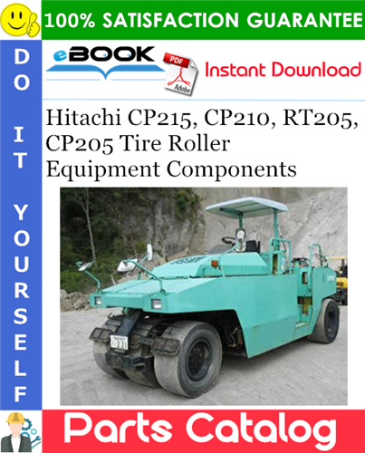 Thumbnail ☆☆ Best ☆☆ Hitachi CP215, CP210, RT205, CP205 Tire Roller Equipment Components Parts Catalog Manual Thumbnail ☆☆ Best ☆☆ Hitachi CP215, CP210, RT205, CP205 Tire Roller Equipment Components Parts Catalog Manual