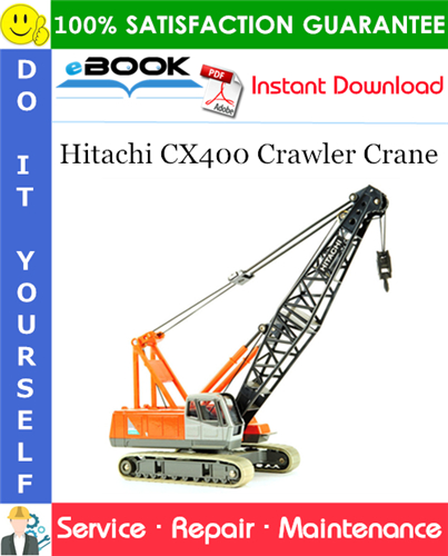 Thumbnail ☆☆ Best ☆☆ Hitachi CX400 Crawler Crane Service Repair Manual + Circuit Diagram Thumbnail ☆☆ Best ☆☆ Hitachi CX400 Crawler Crane Service Repair Manual + Circuit Diagram
