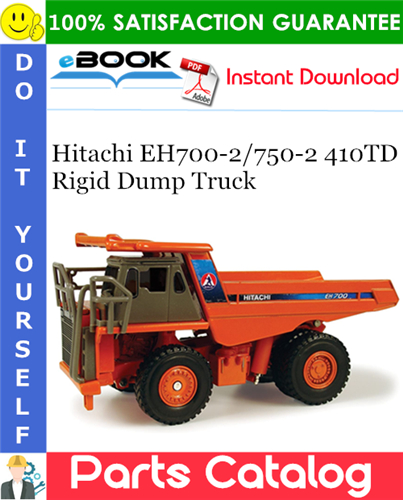 Thumbnail ☆☆ Best ☆☆ Hitachi EH700-2/750-2 410TD Rigid Dump Truck Parts Catalog Manual (MASTER BOOK)