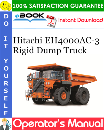 Thumbnail ☆☆ Best ☆☆ Hitachi EH4000AC-3 Rigid Dump Truck Operators Manual