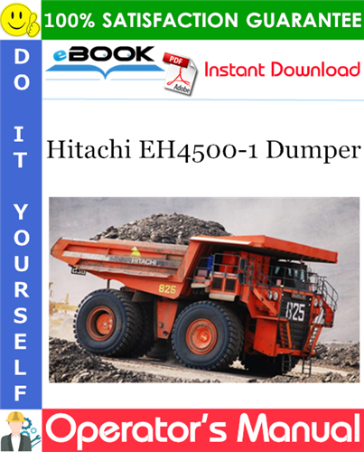 Thumbnail ☆☆ Best ☆☆ Hitachi EH4500-1 Dumper Operators Manual
