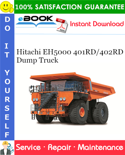 Thumbnail ☆☆ Best ☆☆ Hitachi EH5000 401RD/402RD Dump Truck Service Repair Manual