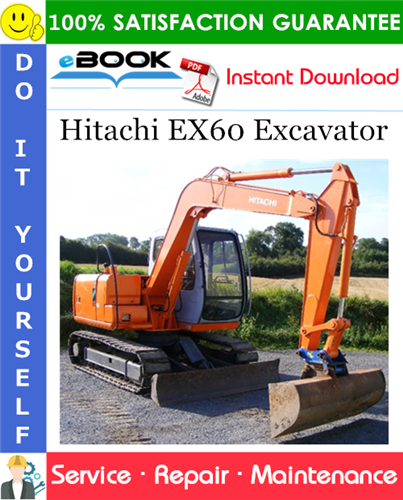 Thumbnail ☆☆ Best ☆☆ Hitachi EX60 Excavator Service Repair Manual