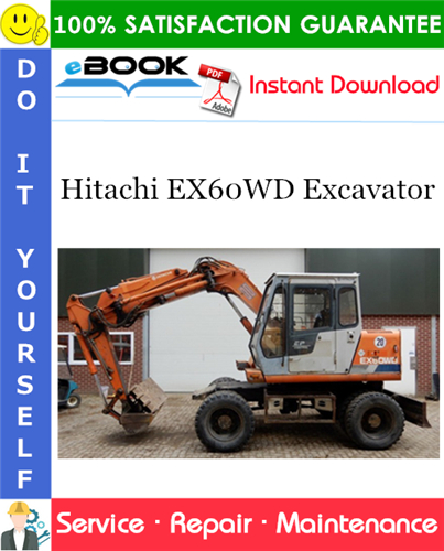 Thumbnail ☆☆ Best ☆☆ Hitachi EX60WD Excavator Service Repair Manual